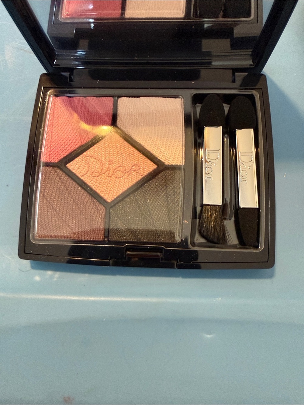 Dior 5-Color Eyeshadow Palette — Pink, Peach & Neutral Browns